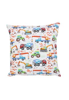 Perna, Prichindel, tractoare, multicolor, 40x40cm