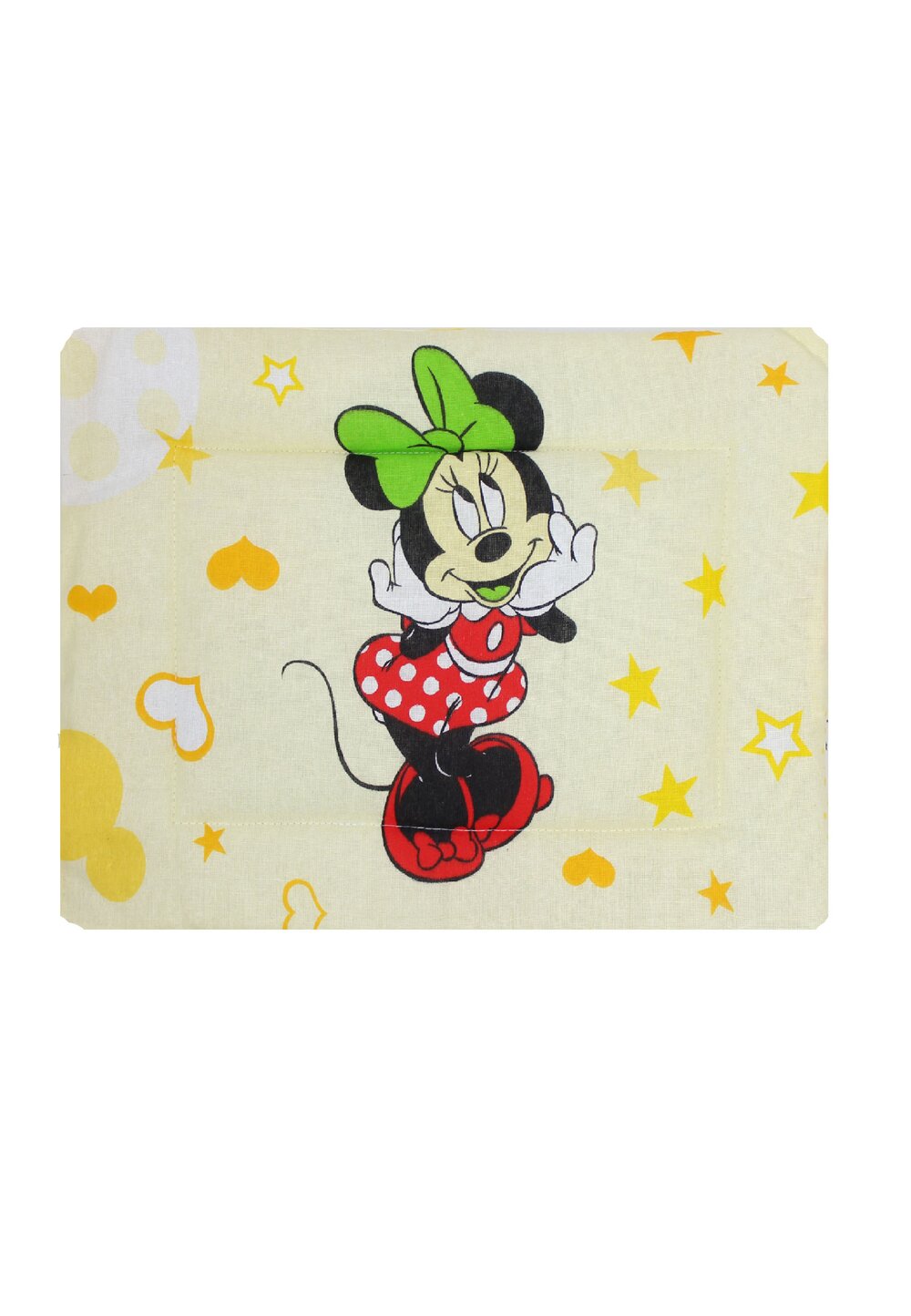 Perna slim, Minnie si Mickey, galbena 37 x 28 cm imagine