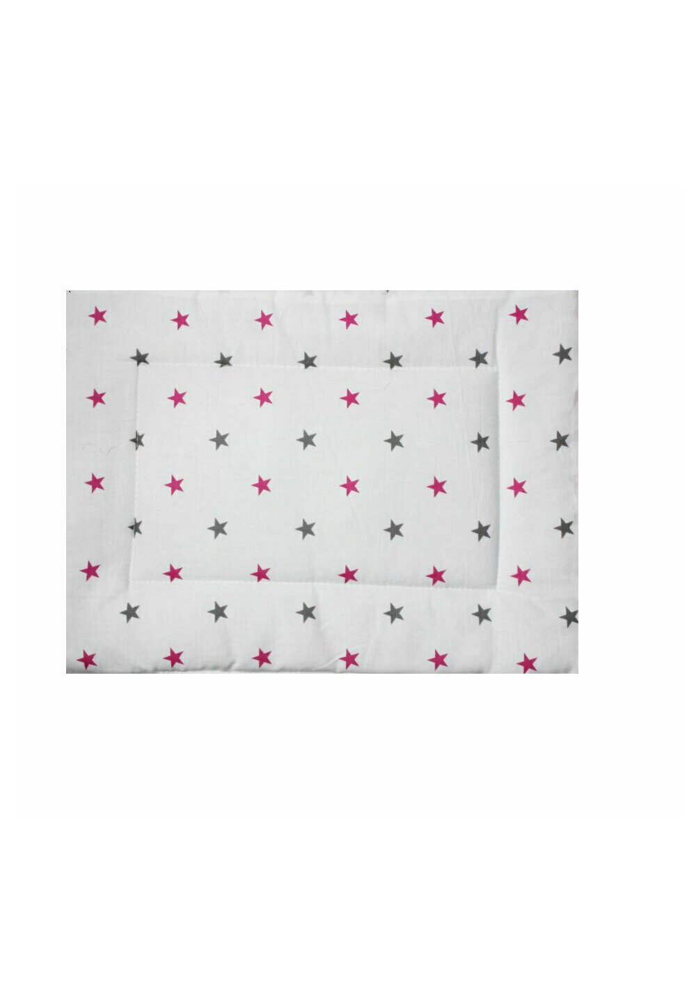 Perna slim, stelute roz cu gri, 37x28cm