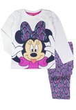Pijama alb cu mov, Minnie Mouse