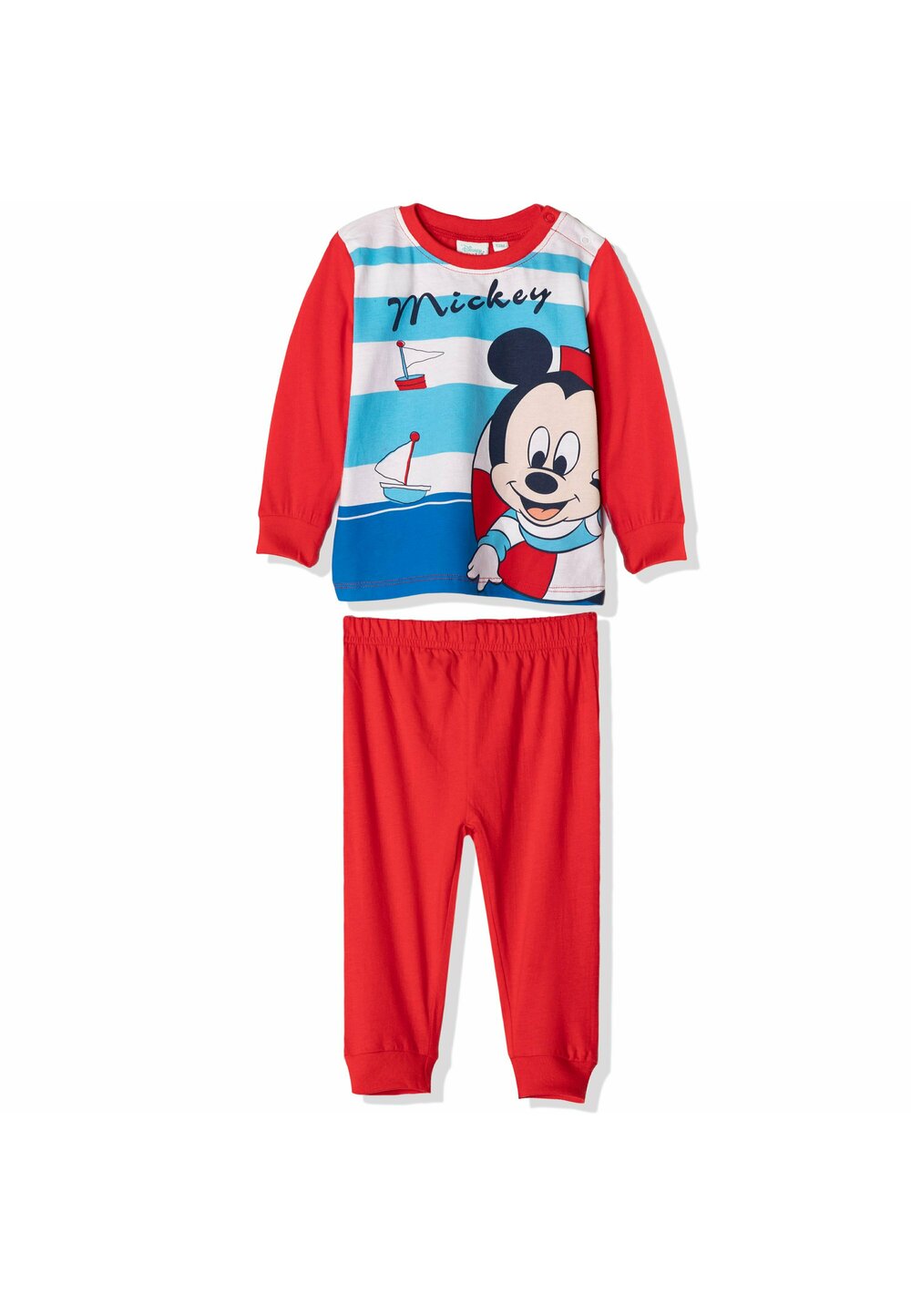 Pijama maneca lunga, bebe Mickey, rosie imagine
