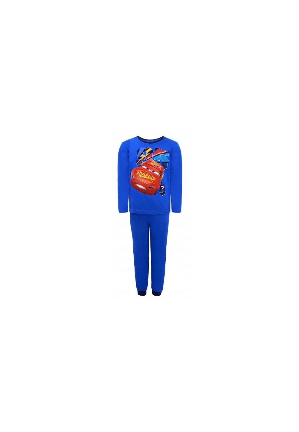 Pijama maneca lunga, Lightning MCQueen, albastra