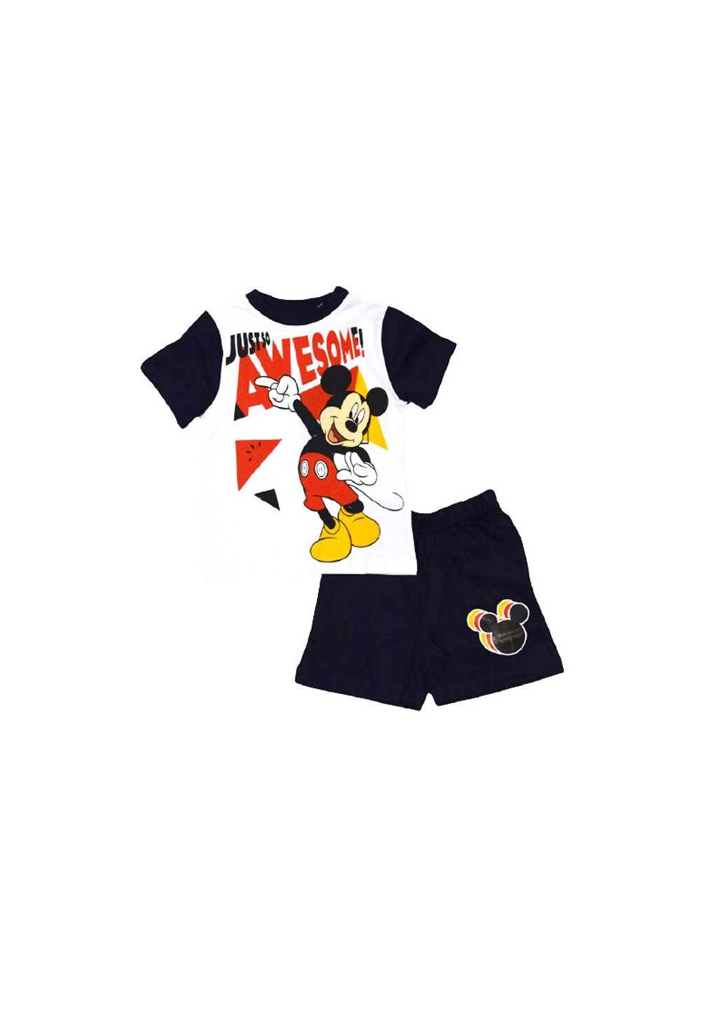 Pijama, maneca scurta, Mickey, Just so awesome, bluemarin