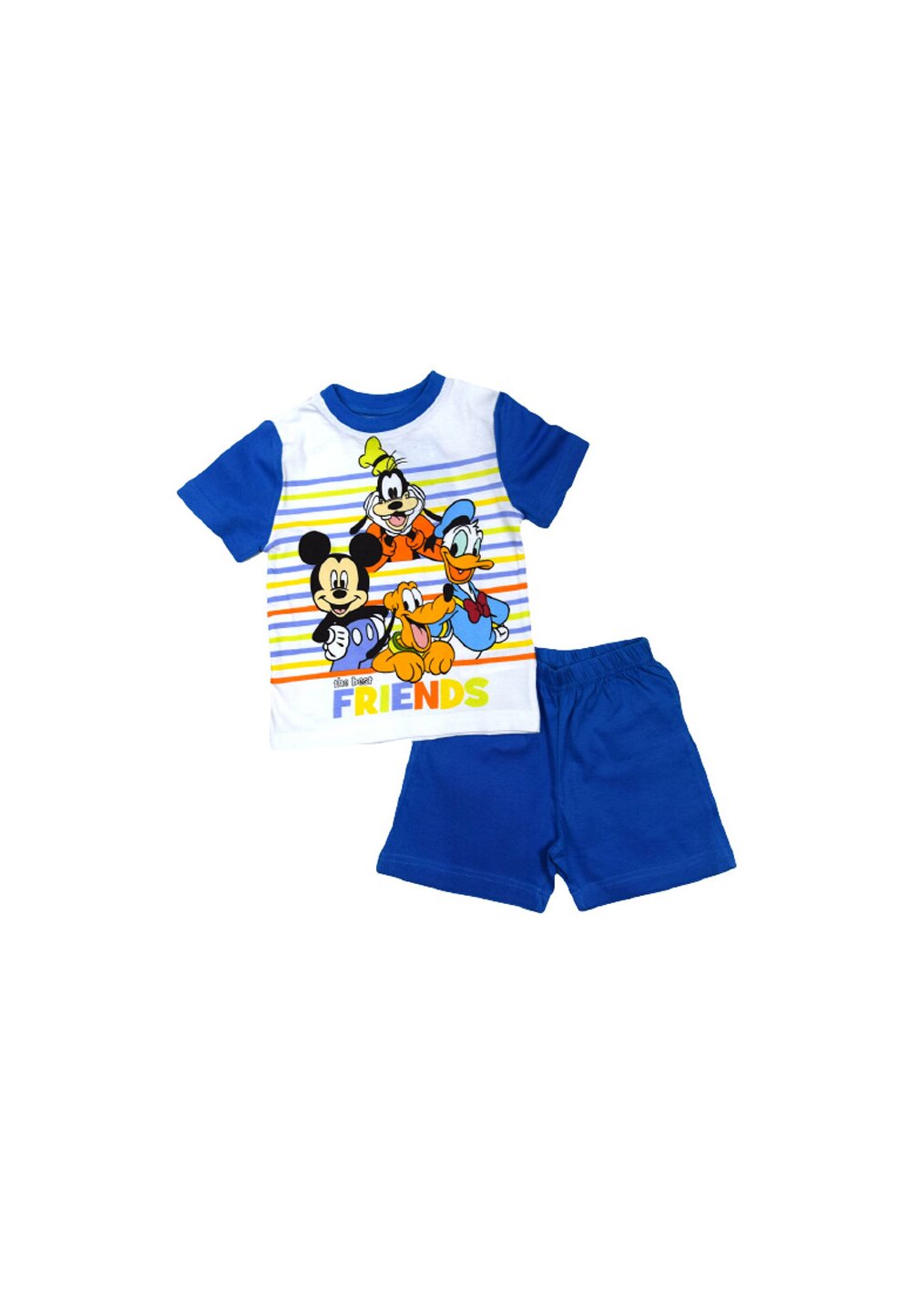 Pijama vara, Mickey and friends, albastra