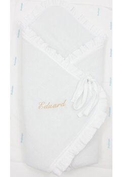 Port bebe multifunctional, Premium, muselina, alb, 80 x 75 cm