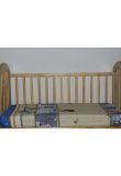 Lenjerie  3 piese animalute albastra, 120x 60