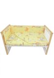 Lenjerie ursuletul somnoros,galben 5 piese 140x70 cm