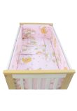 Lenjerie ursuletul somnoros,roz 5 piese 140x70 cm