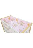 Lenjerie ursuletul somnoros,roz 5 piese 140x70 cm
