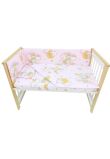 Lenjerie ursuletul somnoros,roz 5 piese 140x70 cm