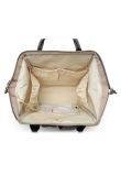 Rucsac pentru mamici, Simi, poliester, gri, 40 x 16 x 26 cm