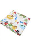 Scutec flanel bumbac, Welcome in the parc, multicolor, 80x70cm