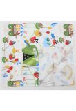 Scutec flanel bumbac, Welcome in the parc, multicolor, 80x70cm