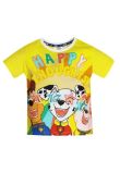 Tricou baieti, MS, bumbac, Happy Thoughts, galben