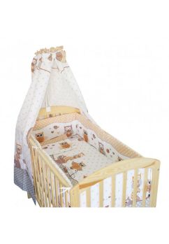 Baldachin patut, bufnite mari,crem, 150x210 cm