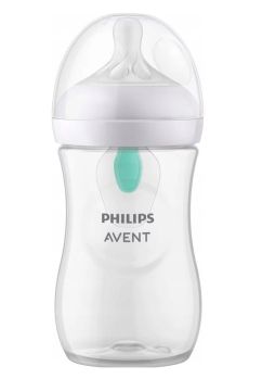Biberon, Philips Avent, Natural response Airfree, +1 luni, 260ml