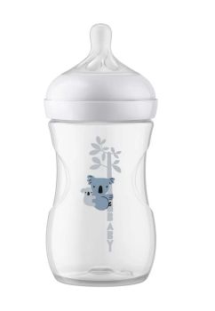 Biberon, Philips Avent, Natural response, Koala, +1 luna, 260ml, alb