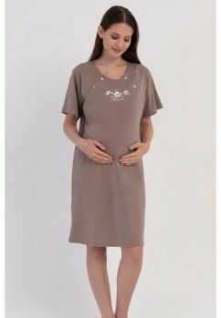 Camasa pentru alaptat, bumbac, Little dreamer, bej