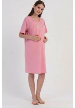 Camasa pentru alaptat, bumbac, Little dreamer, roz