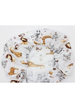 Cearceaf Prichindel, bumbac, girafa, 120x60 cm