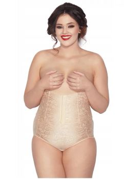 Chilot tip corset, modelator, Super Talia, 82%poliamida, crem