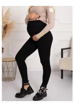 Colanti raiati gravide, 95% bumbac, Paris, negru