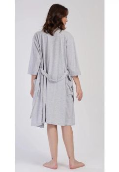 Compleu pentru alaptat, 70% bumbac, Alesia, gri