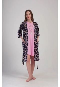 Compleu pentru femei, Keep dreaming pink, bumbac, multicolor