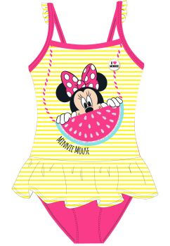 Costum de baie intreg, 88% poliester, I love Minnie, multicolor
