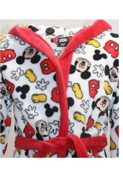 Halat de baie, poliester, Mickey Mouse, multicolor