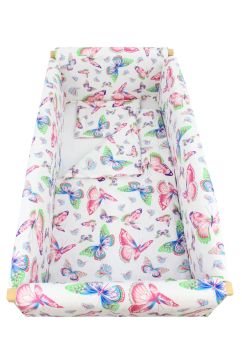 Lenjerie 7 piese, Prichindel, Butterfly 120x60cm, multicolor