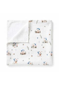 Muselina, Ratusca Betty, bumbac, 80 x 67 cm, multicolor