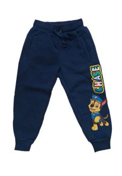 Pantaloni de trening, baieti, poliester, Chase, bleumarin
