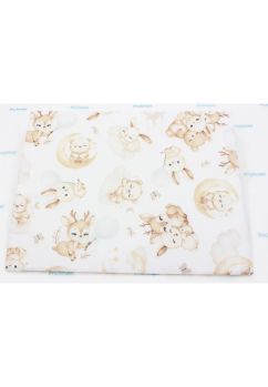 Perna antireflux, Caprioara Bambi si prietenii, 31x38 cm, alb