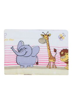 Perna slim, bumbac, safari roz, 37 x 28 cm