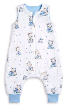 Sac de dormit, cu umplutura, muselina, Iepurasul Marco, cu picioare