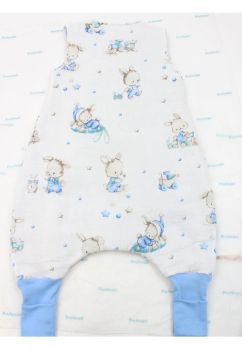 Sac de dormit, cu umplutura, muselina, Iepurasul Marco, cu picioare