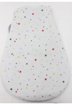 Sac de dormit, cu umplutura, muselina stelute colorate