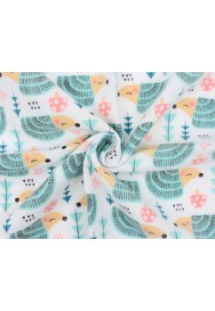 Scutec bumbac, ariciul verde, 80x70 cm