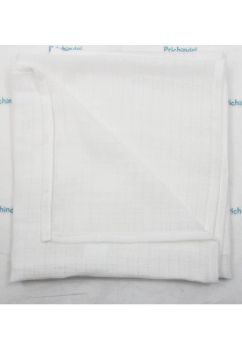 Scutec muselina, nappy, alb, 75 x 70 cm