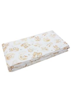 Set 2 aparatori, bumbac, Caprioara Bambi si prietenii, 120x60 cm, alb