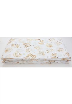 Set 2 aparatori, bumbac, Caprioara Bambi si prietenii, 120x60 cm, alb