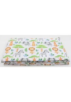 Set 2 aparatori, bumbac, Zebra si elefant, 120x60 cm, multicolor
