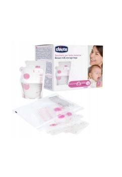 Set 30 de pungi, Chicco, pentru lapte, 250ml