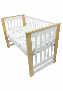 Set lenjerie, Prichindel, flanel, 3 piese, 120x60 cm