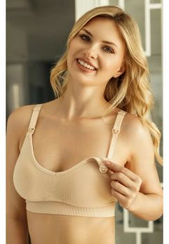 Sutien pentru alaptat, Femi flexy, crem