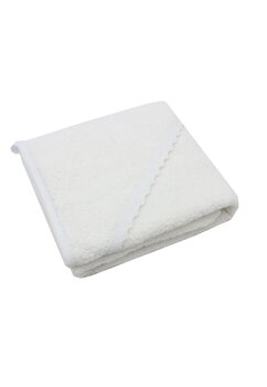 Prosop cu gluga, Delia, bumbac, alb, 80 x 90 cm