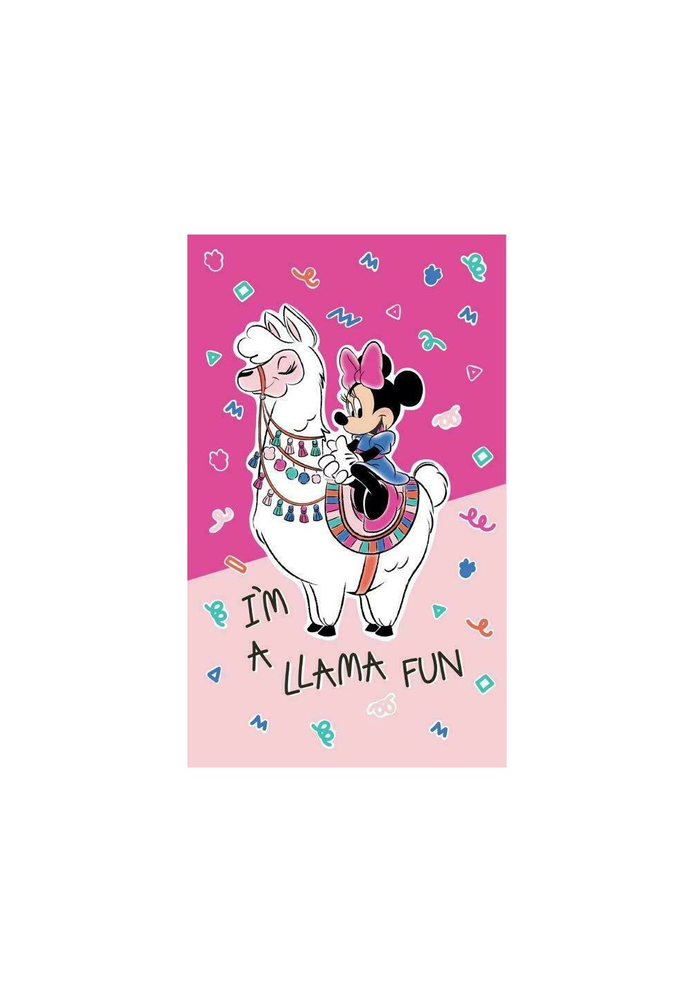 Prosop de maini, I am a Llama fun, 30x50 cm imagine