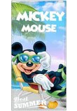 Prosop de plaja, Mickey Mouse, best summer, verde