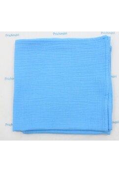 Prosopel de maini, muselina, turcoaz, 30 x 30 cm